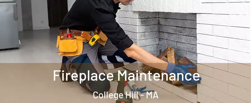 Fireplace Maintenance College Hill - MA