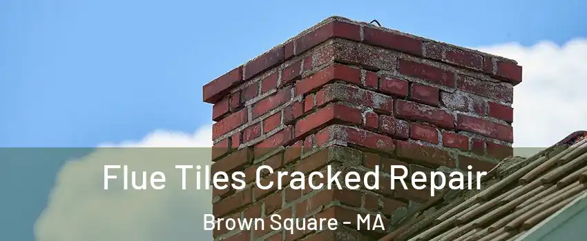 Flue Tiles Cracked Repair Brown Square - MA