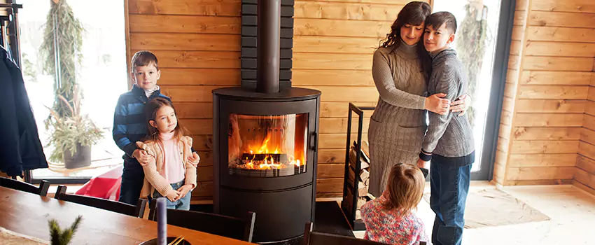 Morso Cast Iron Fireplace Insert Installation in Webster Square, Massachusetts