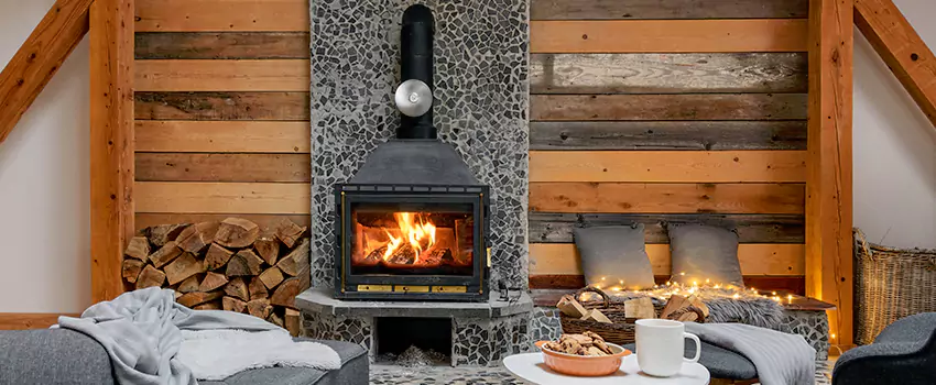 Thelin Hearth Products Direct Vent Gas Stove Fireplace Inspection in Webster Square, Massachusetts