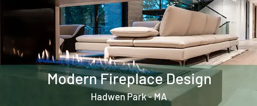 Modern Fireplace Design Hadwen Park - MA